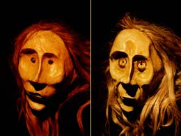 Macbeth puppets: Lady Macbeth